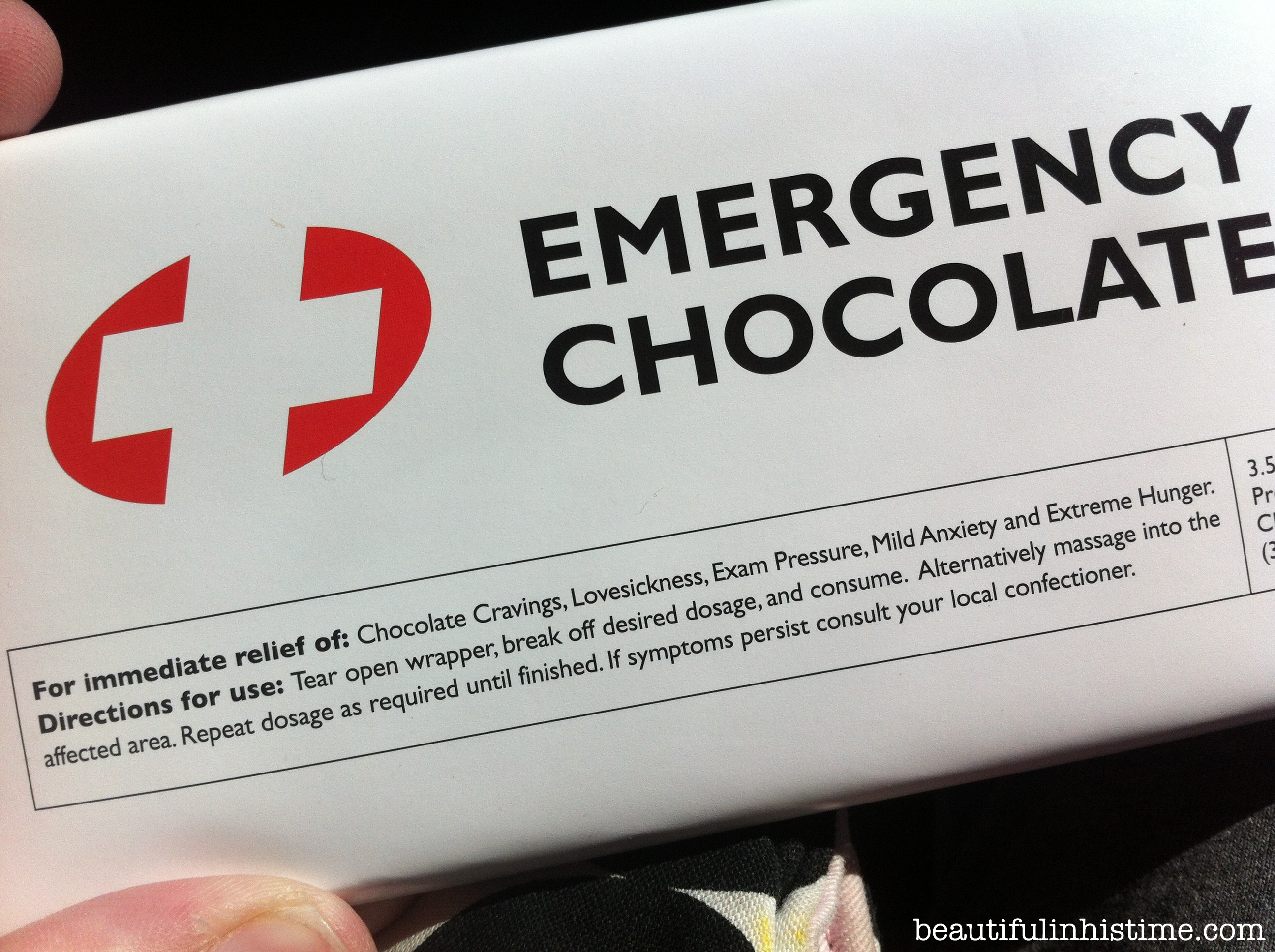 emergency chocolate