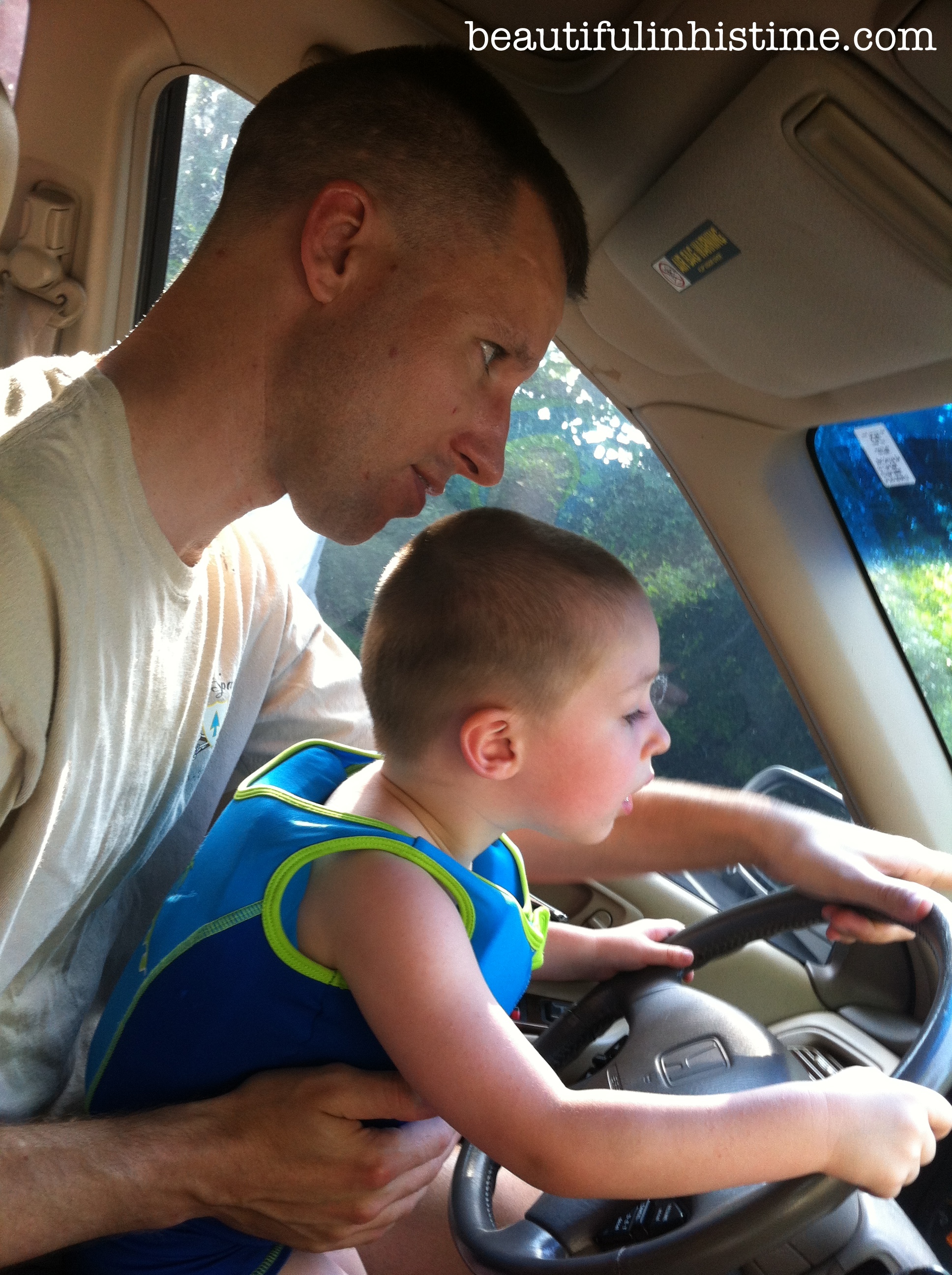 Driving with Daddy Beauty in the Mess Edition 07.09.13 @beautifulinhistime.com