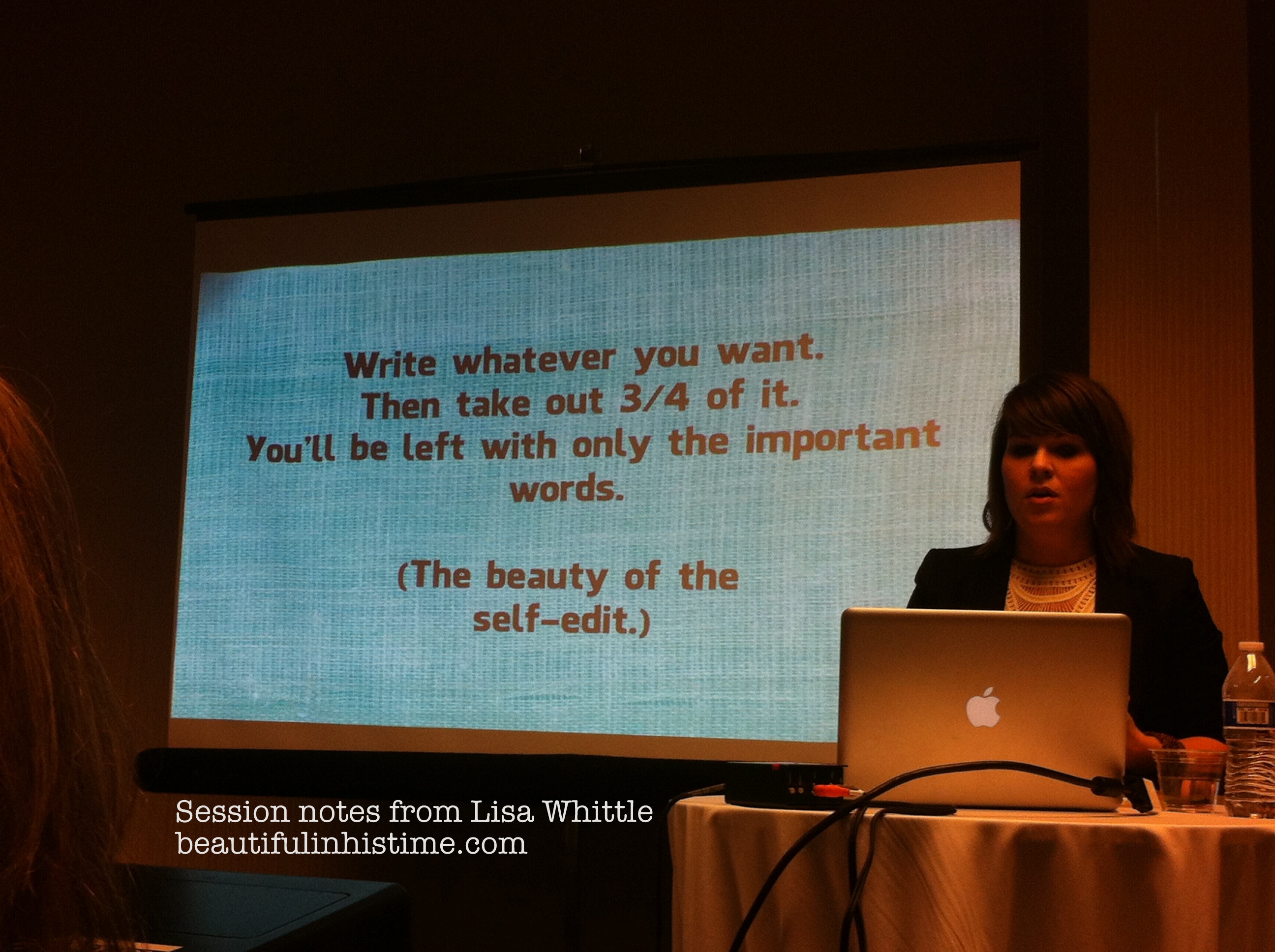 Write more. Edit more. Publish less. {takeaways from #allume}