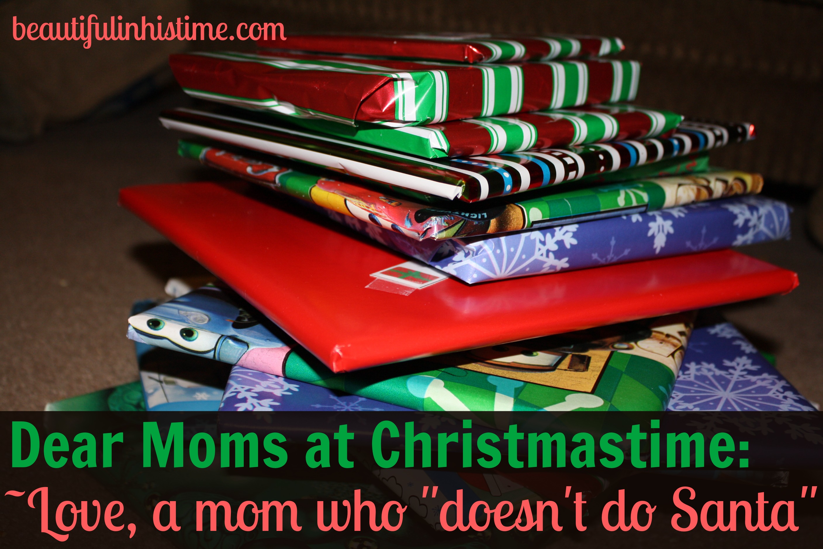 Dear Moms at Christmastime