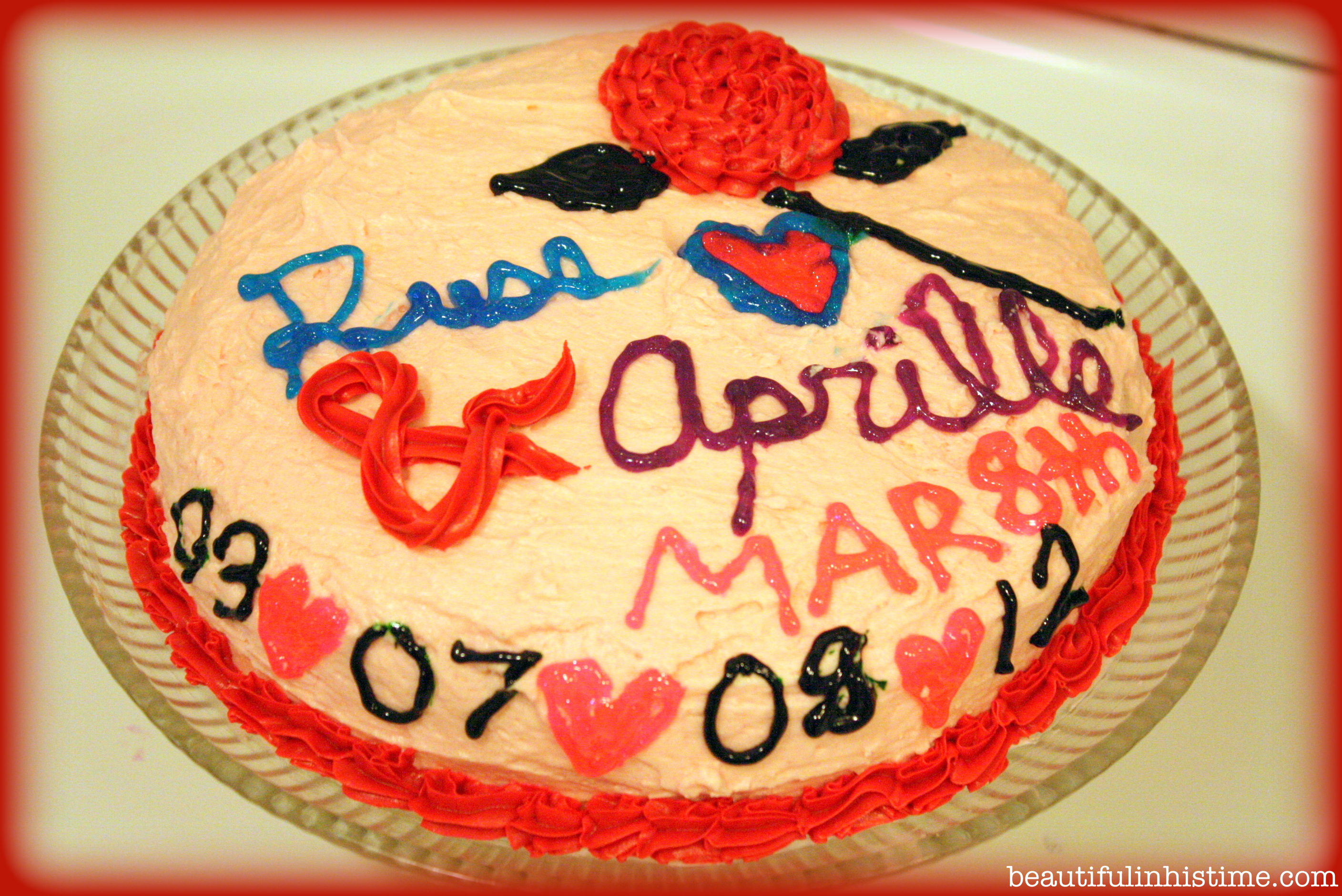anniversary cake 7