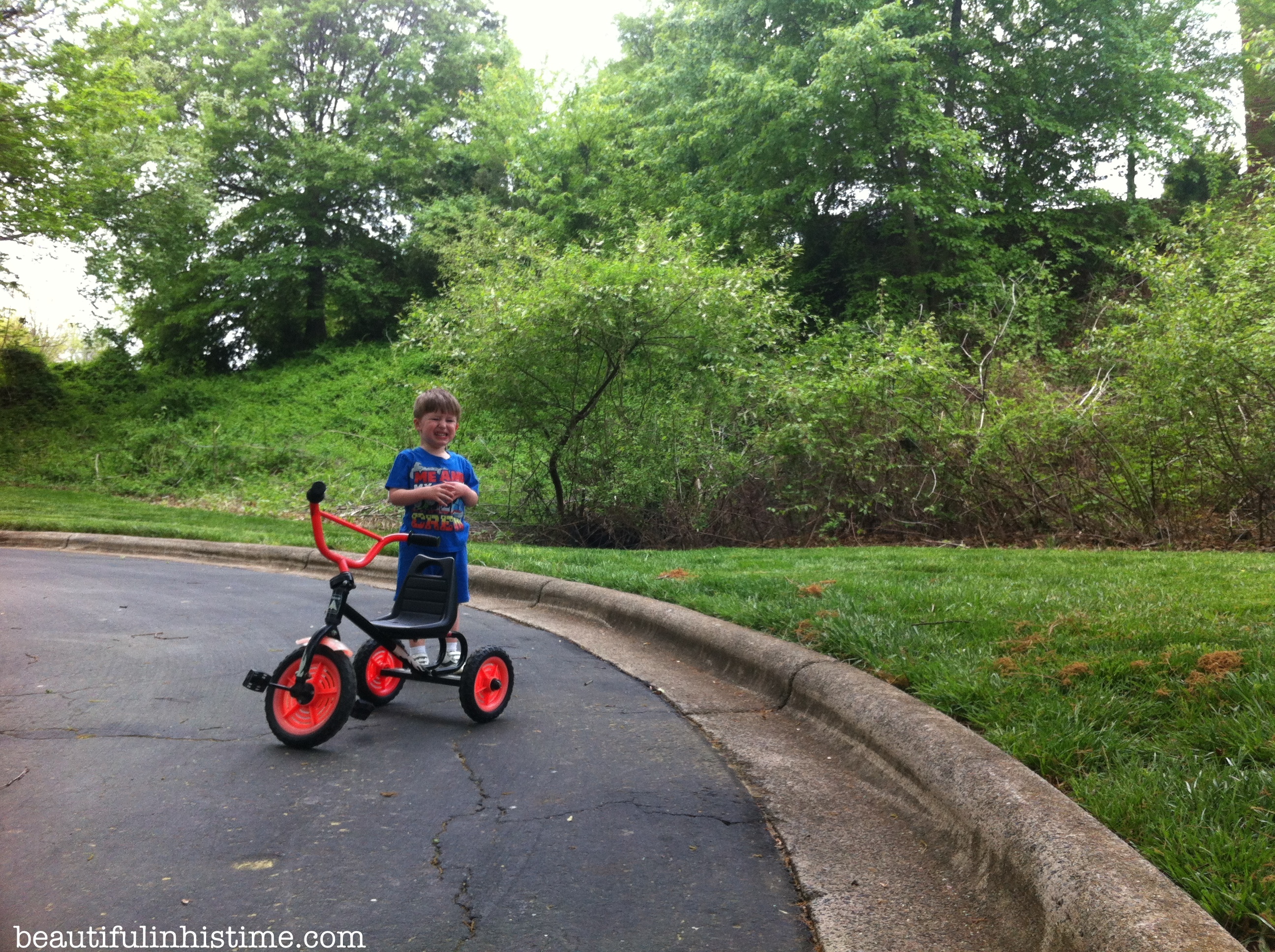 06 riding his bike