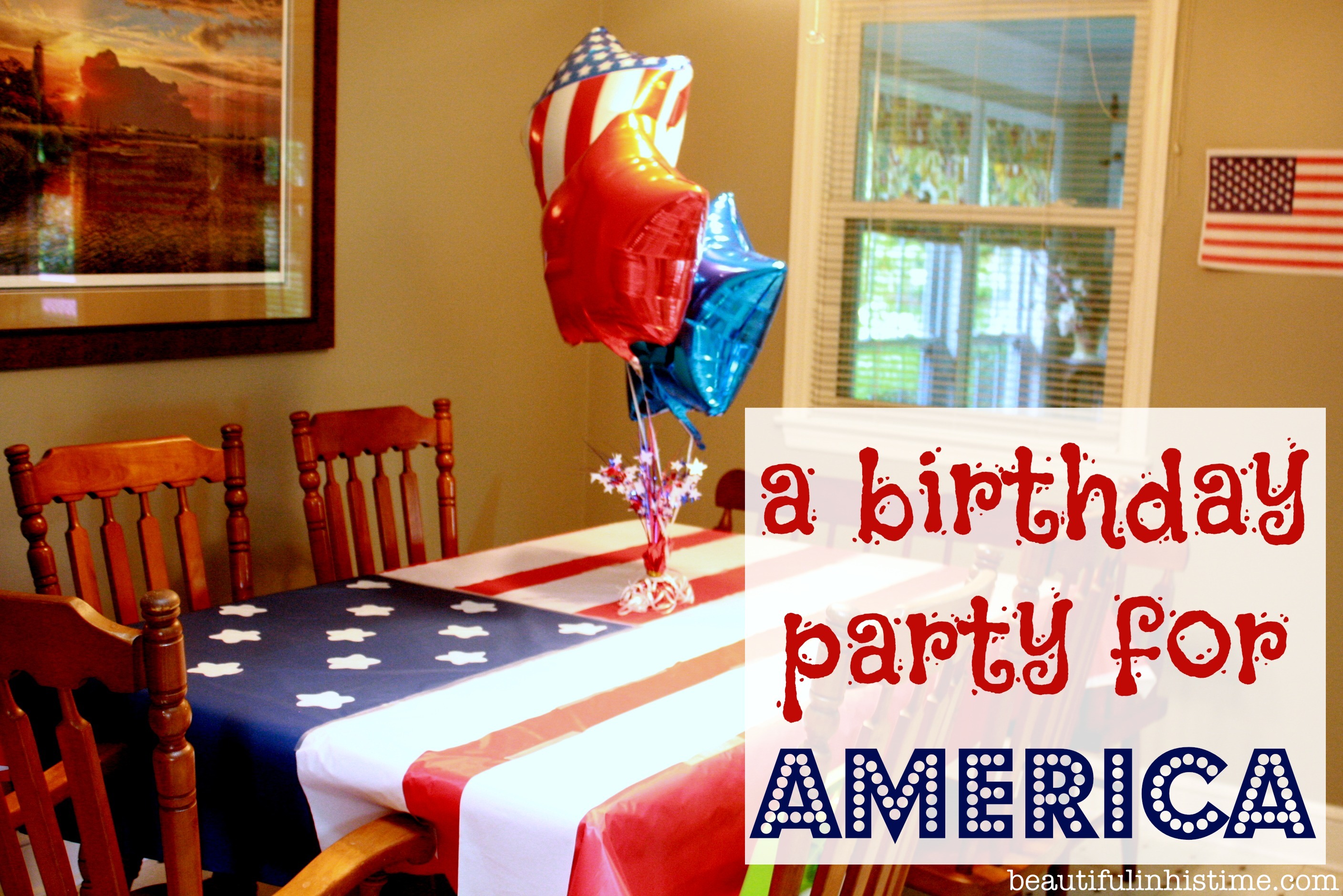 a birthday party for america