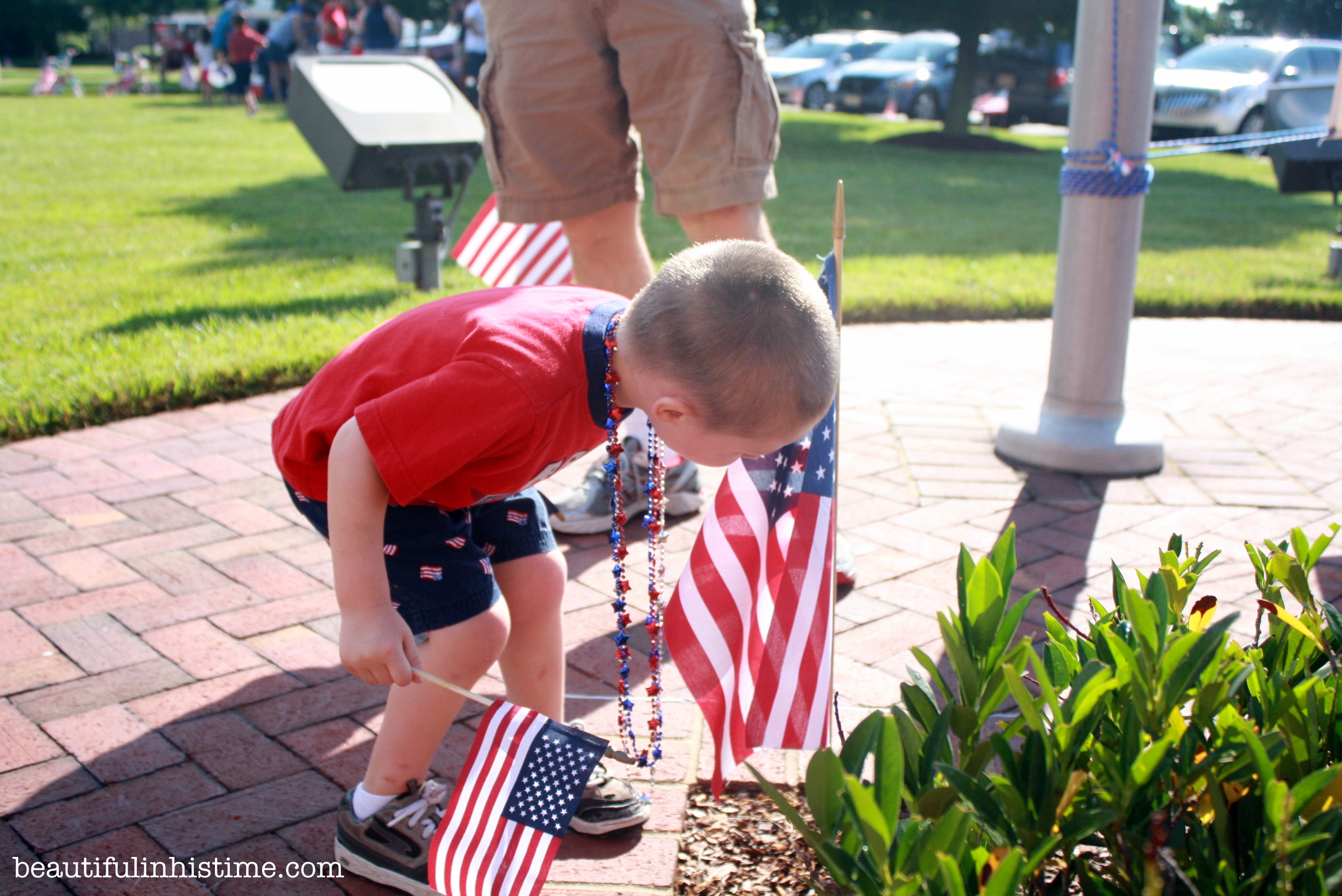 Patriotic Preschool Parade in Small-town North Carolina #patriotic #preschool #parade #4thofjuly #independenceday #Northcarolina