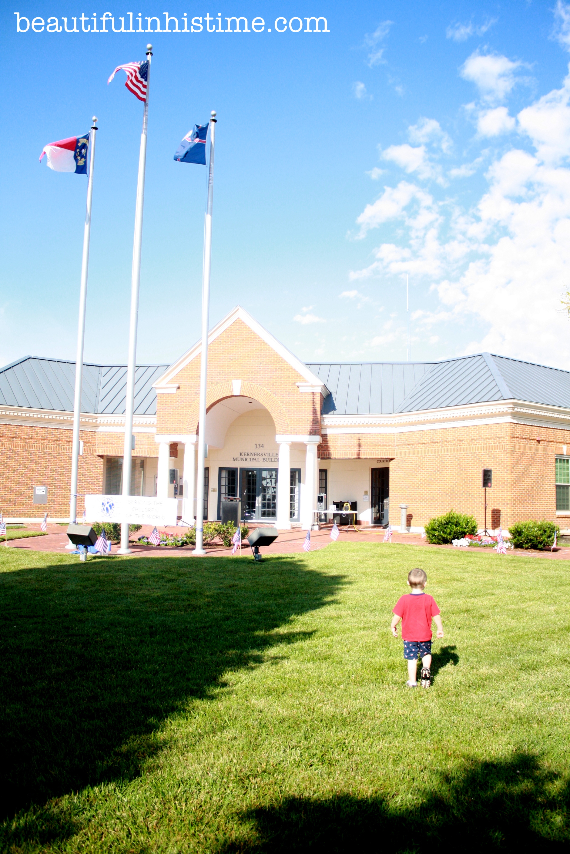 Patriotic Preschool Parade in Small-town North Carolina #patriotic #preschool #parade #4thofjuly #independenceday #Northcarolina