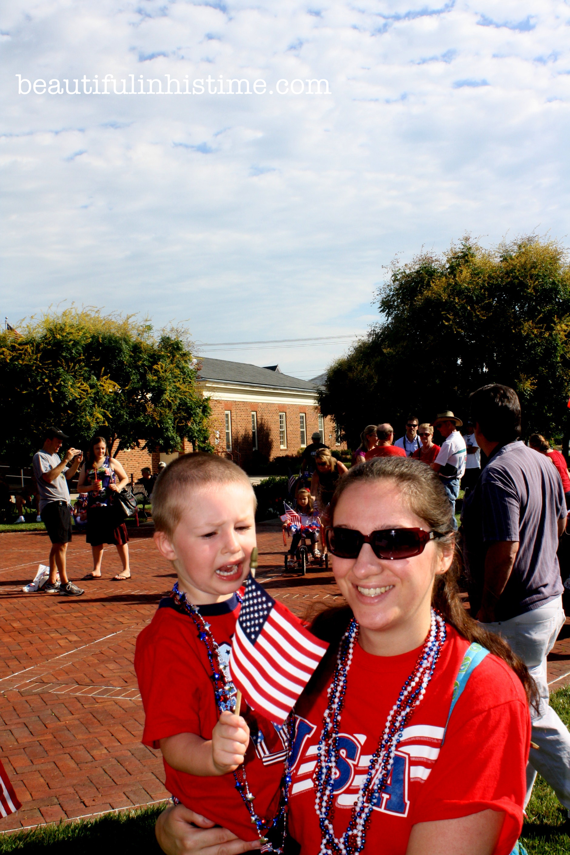 Patriotic Preschool Parade in Small-town North Carolina #patriotic #preschool #parade #4thofjuly #independenceday #Northcarolina