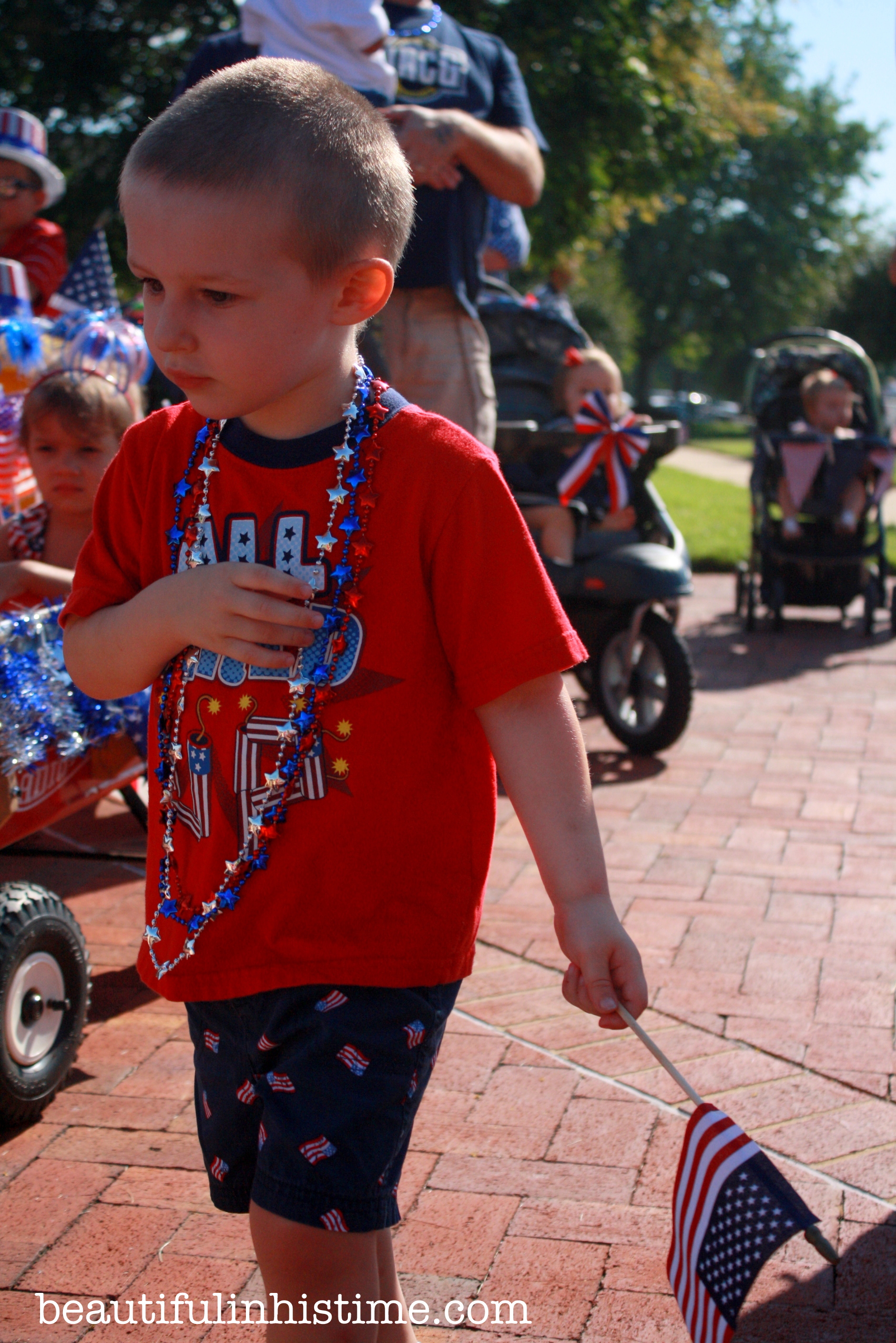 Patriotic Preschool Parade in Small-town North Carolina #patriotic #preschool #parade #4thofjuly #independenceday #Northcarolina