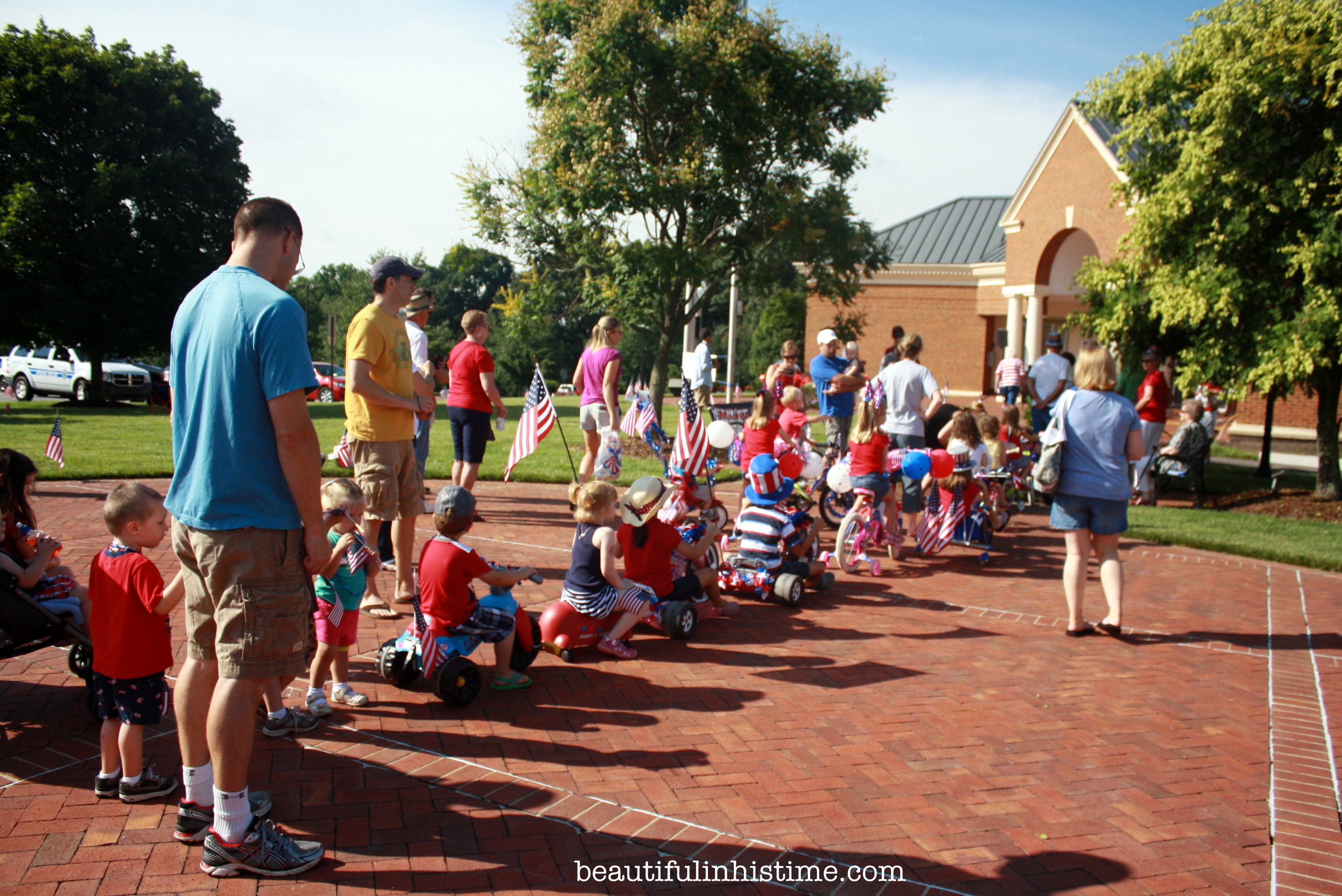 Patriotic Preschool Parade in Small-town North Carolina #patriotic #preschool #parade #4thofjuly #independenceday #Northcarolina