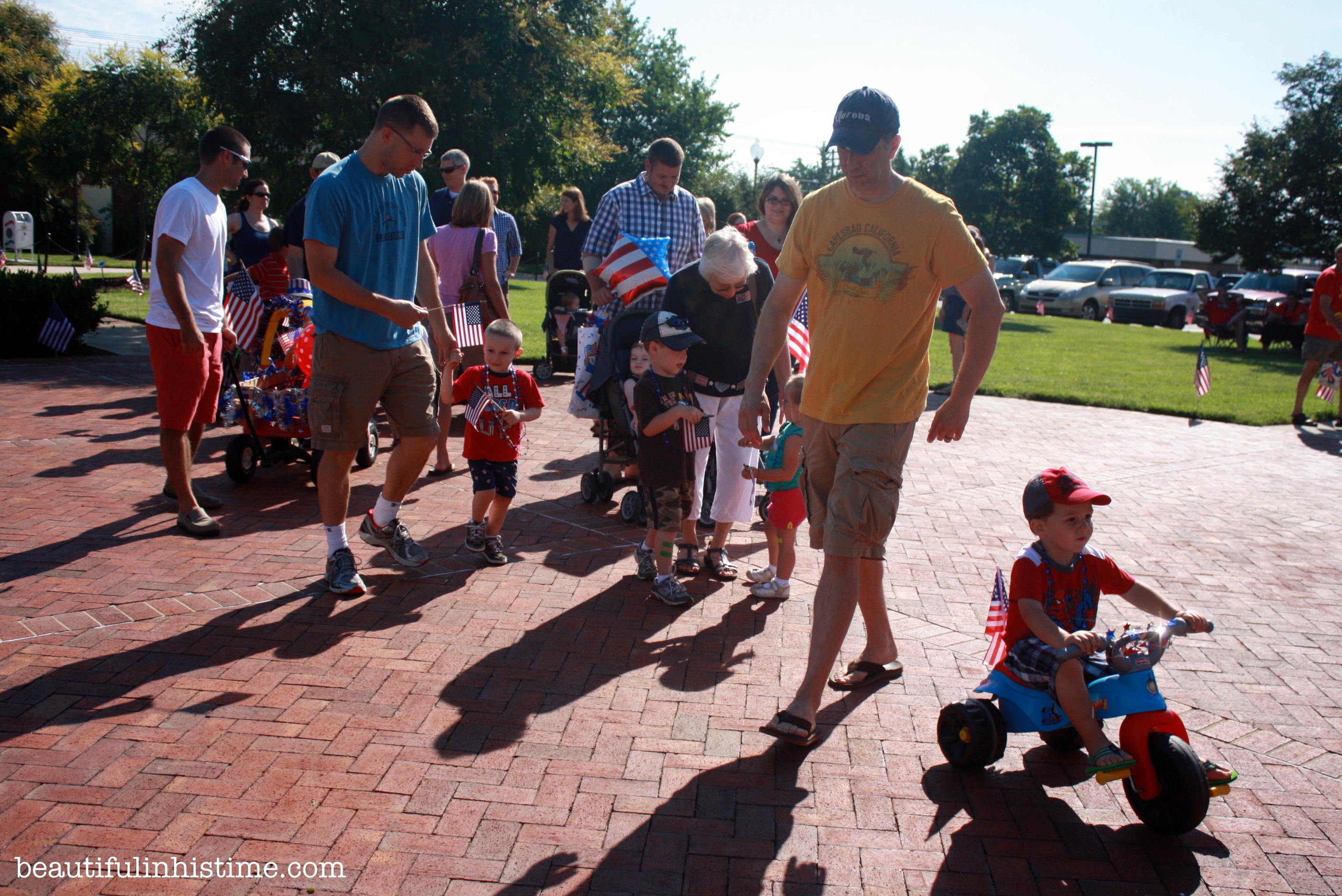 Patriotic Preschool Parade in Small-town North Carolina #patriotic #preschool #parade #4thofjuly #independenceday #Northcarolina