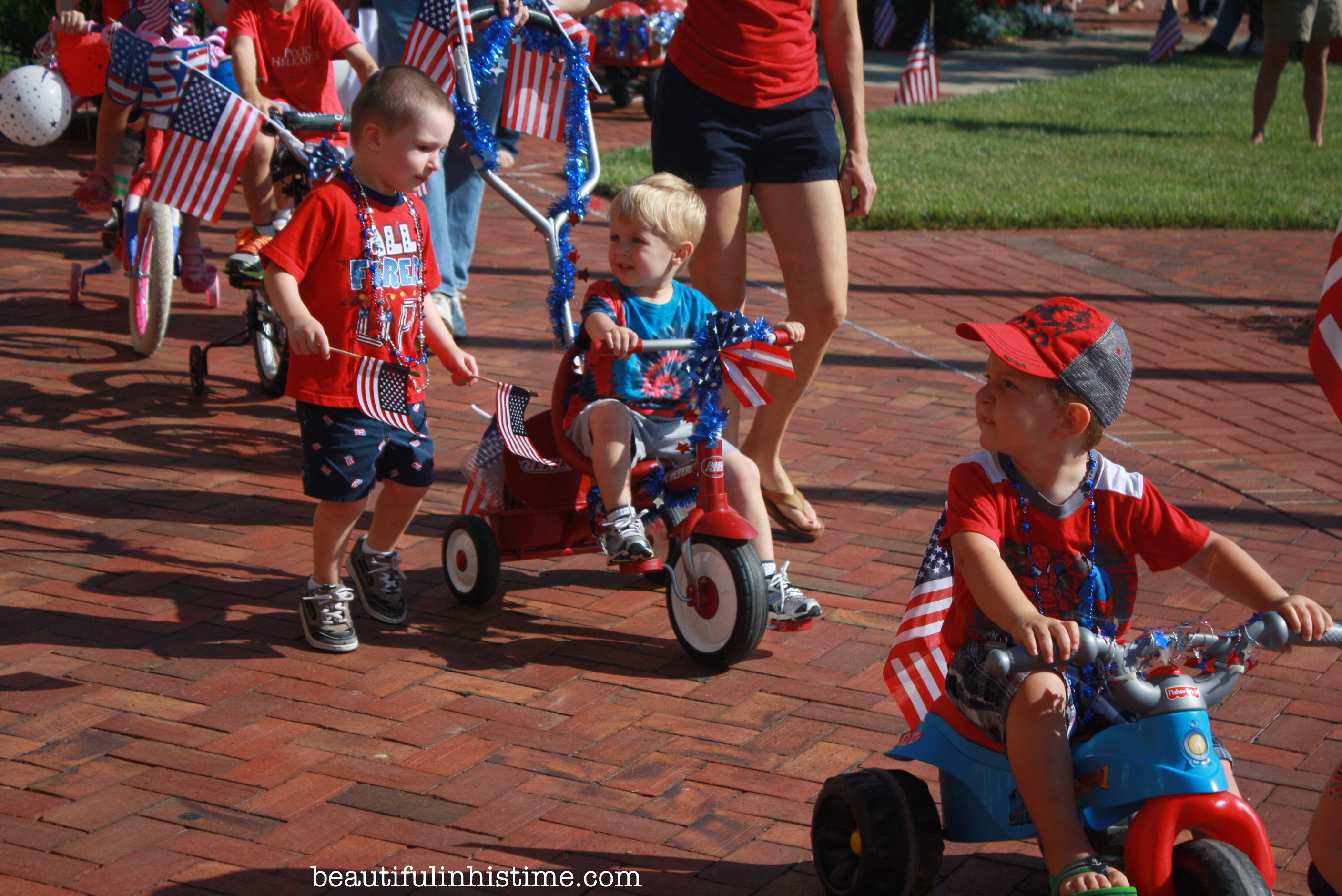 Patriotic Preschool Parade in Small-town North Carolina #patriotic #preschool #parade #4thofjuly #independenceday #Northcarolina