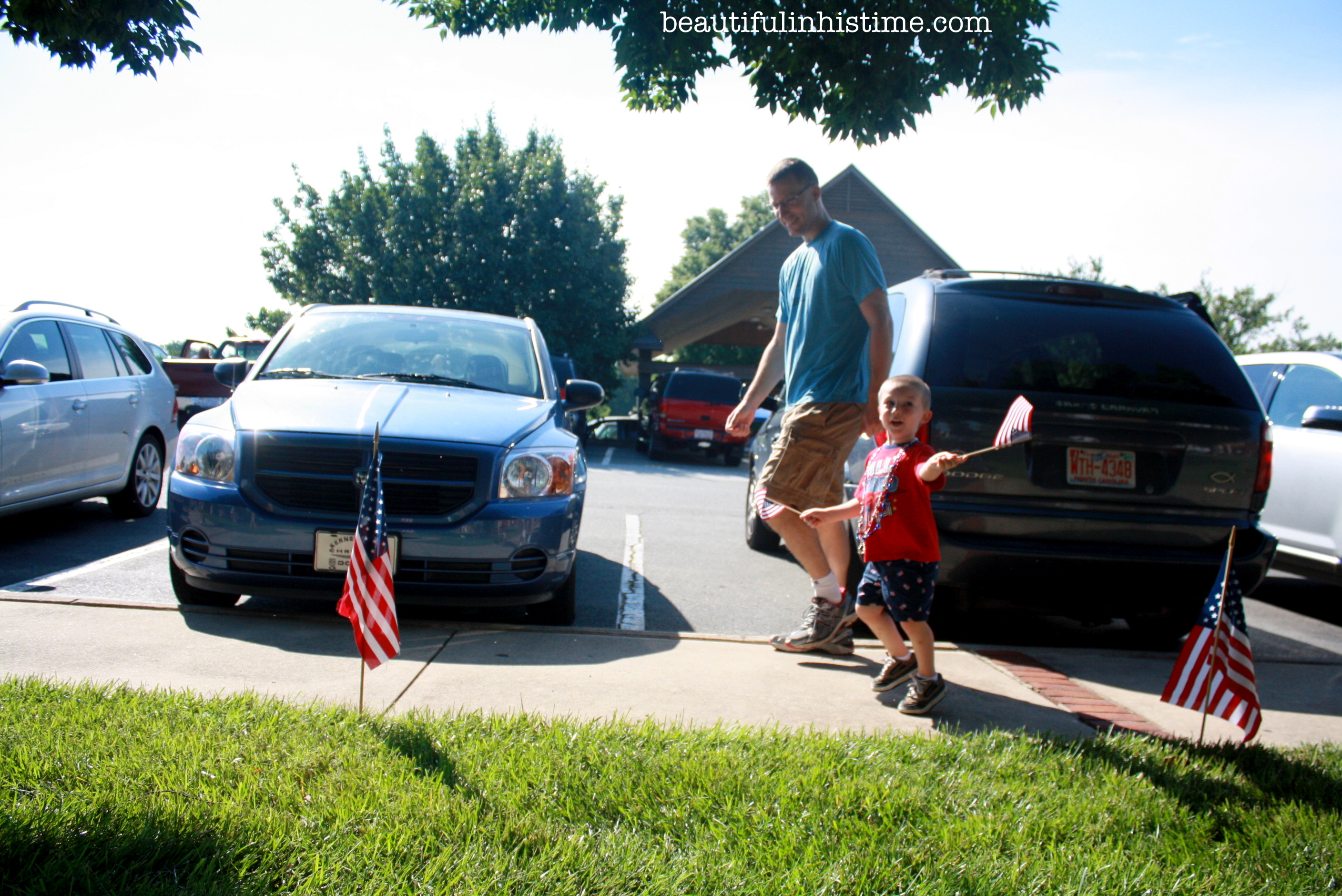 Patriotic Preschool Parade in Small-town North Carolina #patriotic #preschool #parade #4thofjuly #independenceday #Northcarolina