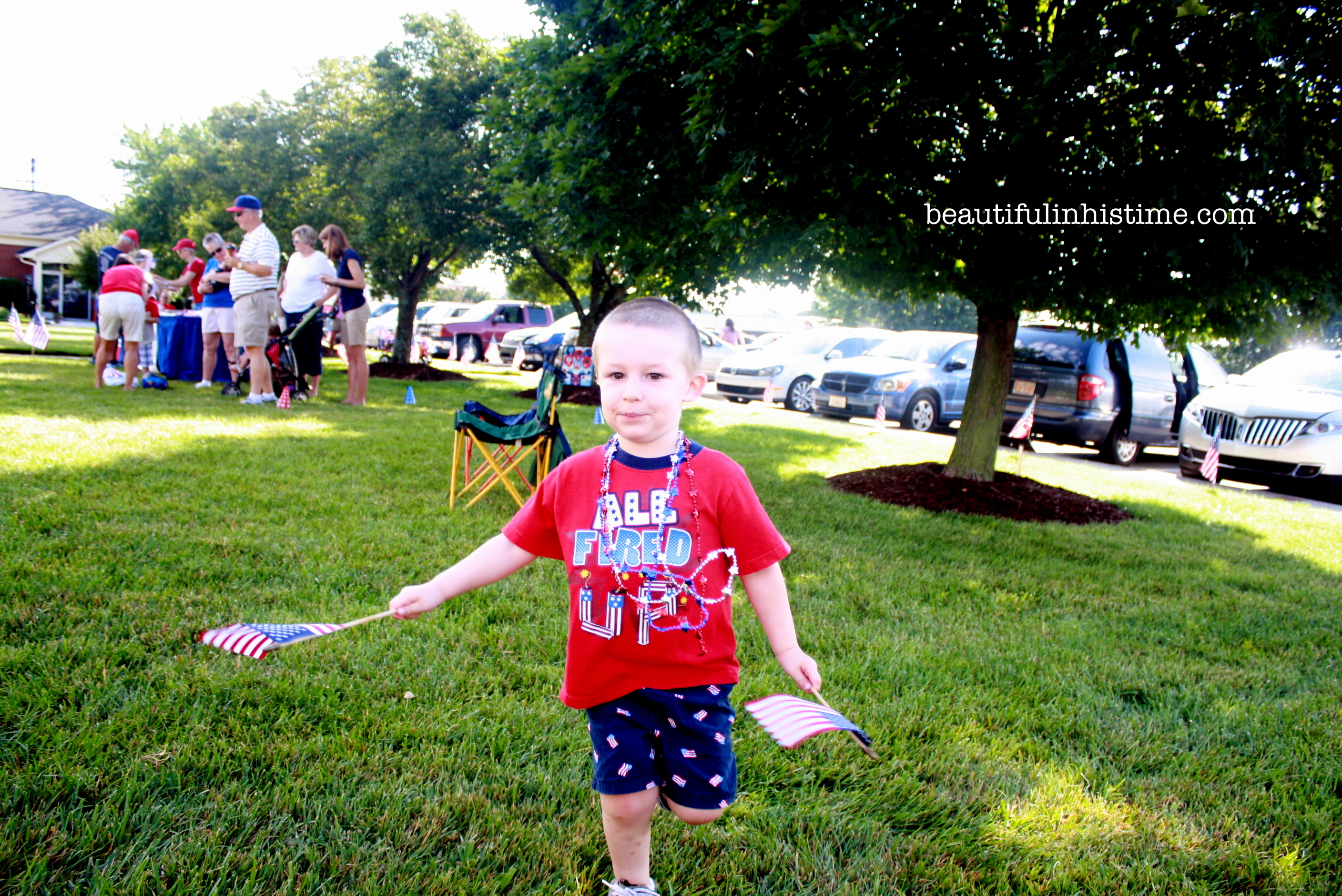 Patriotic Preschool Parade in Small-town North Carolina #patriotic #preschool #parade #4thofjuly #independenceday #Northcarolina