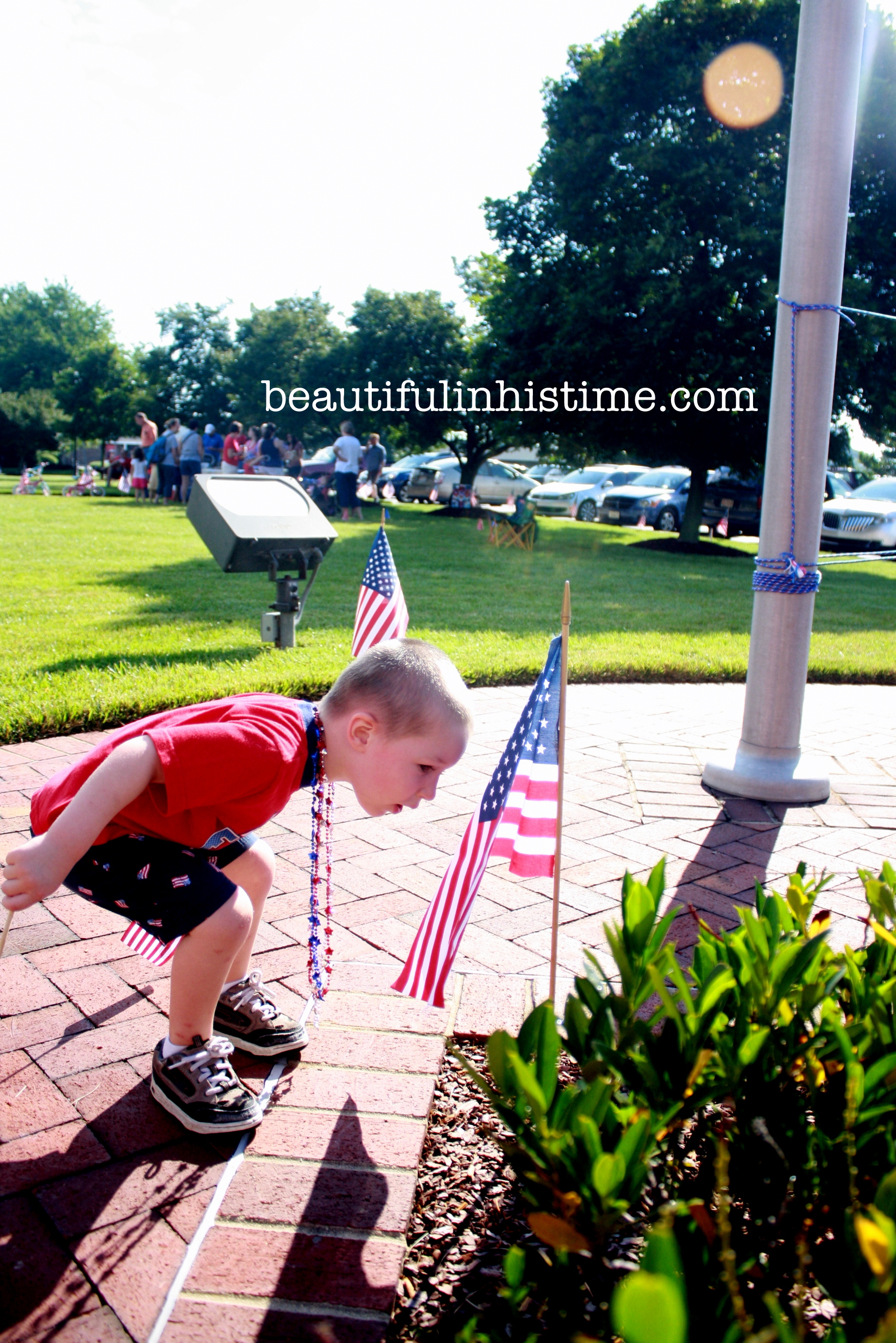 Patriotic Preschool Parade in Small-town North Carolina #patriotic #preschool #parade #4thofjuly #independenceday #Northcarolina