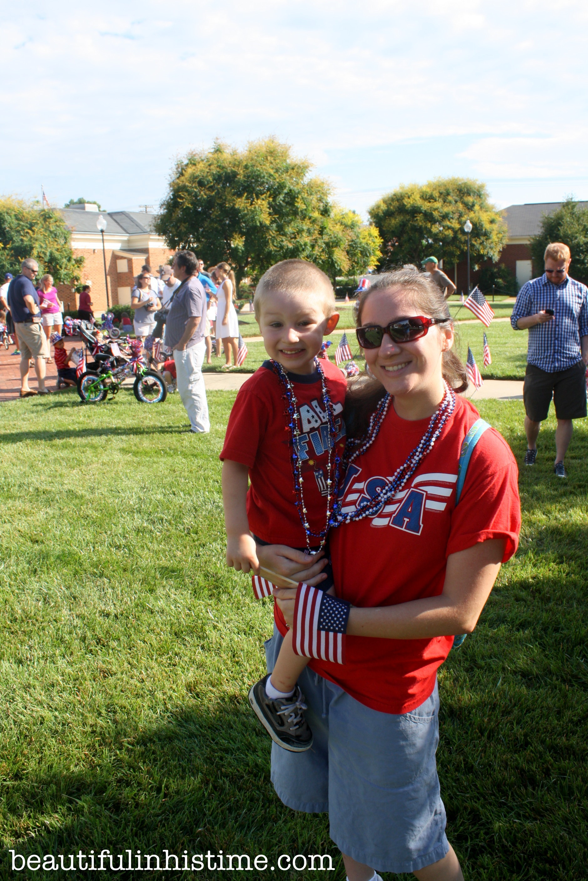 Patriotic Preschool Parade in Small-town North Carolina #patriotic #preschool #parade #4thofjuly #independenceday #Northcarolina