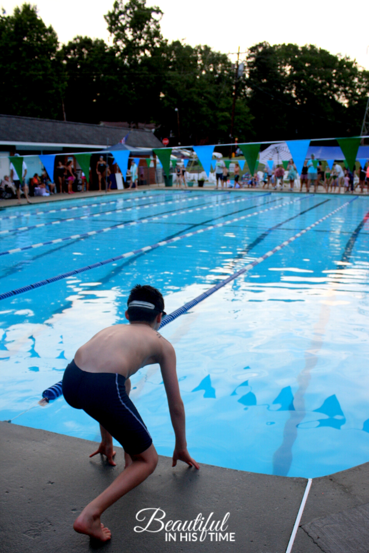 Confessions of a reluctant swim team mom - Beautiful in His Time